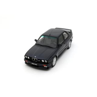 BMW (E30) M3 Europameister Macau Bleu Metallic 1988 OttO mobile 1:18 Resinemodell (Türen, Motorhaube... nicht zu öffnen!)